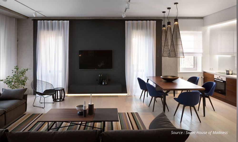 Modern Minimalist Concepts from Apartment Interior Services