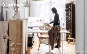 Desain Interior Home Office Skandinavia untuk Tingkatkan Produktivitas Kerja