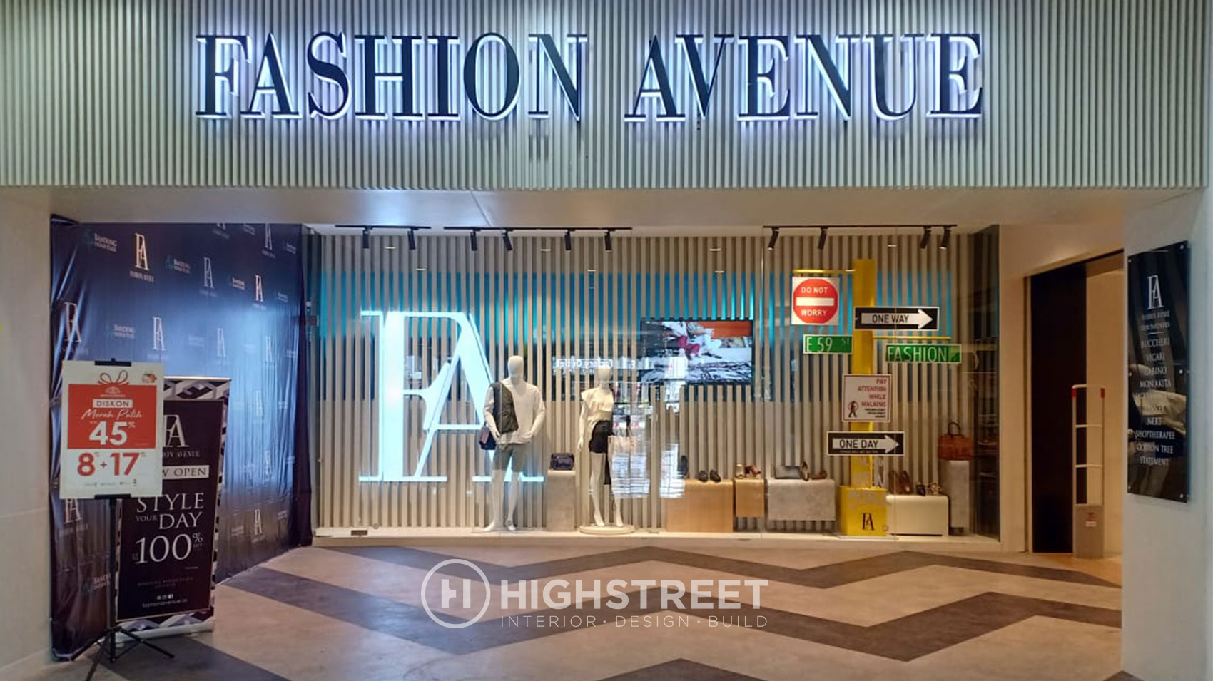 Fashion Avenue Bandung Indah Plaza - Our Interior and Architectural Design  Work : High Street